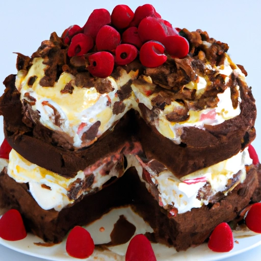 7-layer Brownie Ice Cream Cake