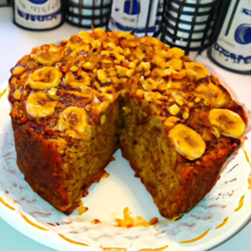 Accra Banana Peanut Cake