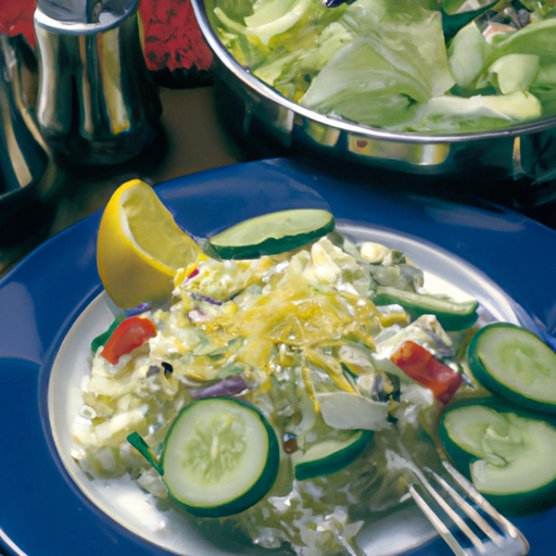 Alaska Cod, Orzo and Cucumber Salad