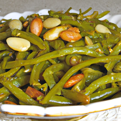 Algerian Green Beans with Almonds