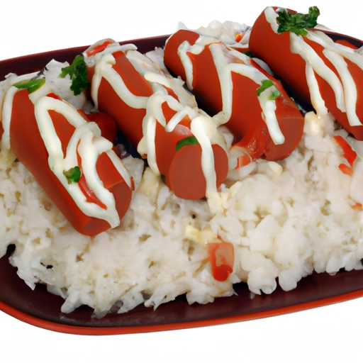 All-American Hot Dogs and Rice