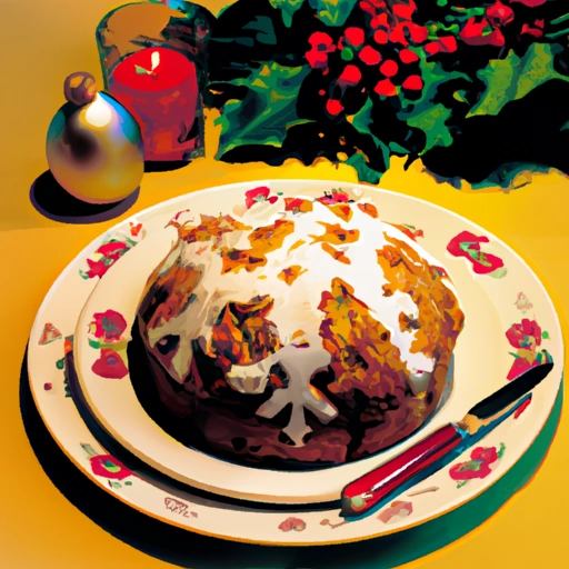 Almond Butter Christmas Cake