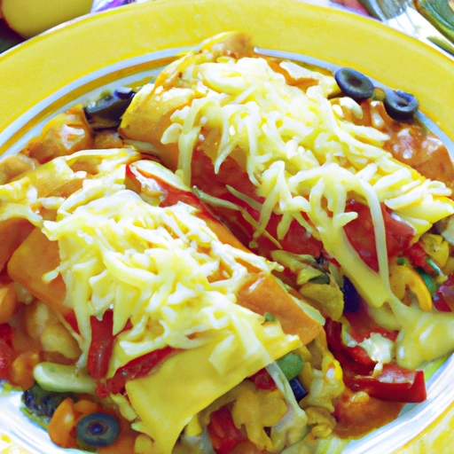 Anasazi-Tofu Enchiladas