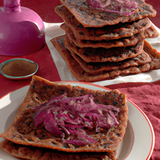 Ancho-Red Onion Flapjacks