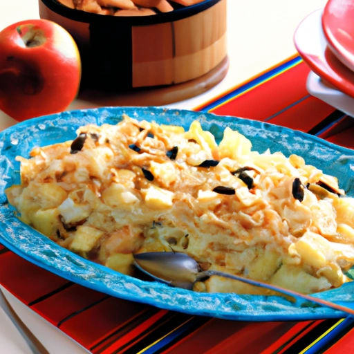 Apple and Noodle Kugel