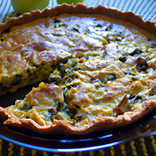 Apple-Chard Quiche