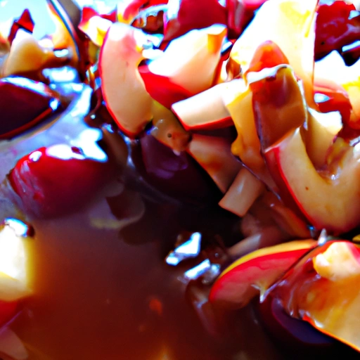 Apple-Cherry Vinaigrette Salad Dressing