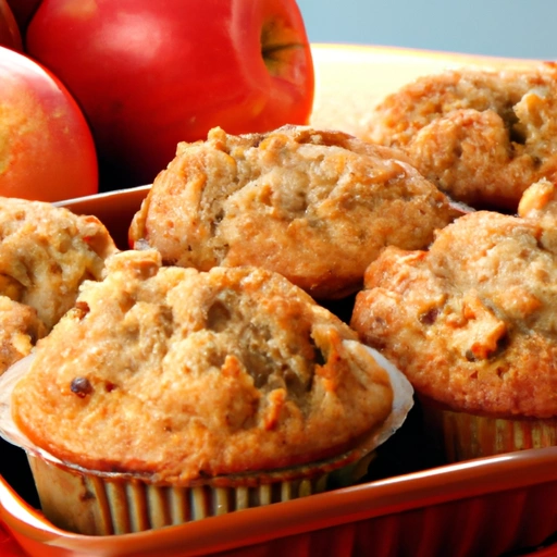 Muffiny z jabłkami i cynamonem