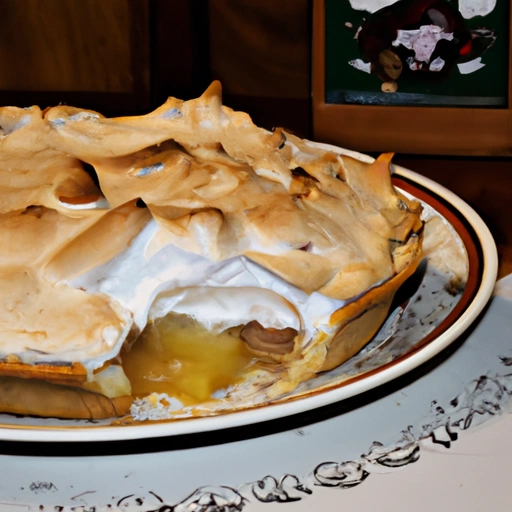 Apple Custard Meringue Pie