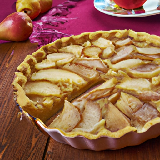 Apple-Pear Tart with Cornmeal Crust