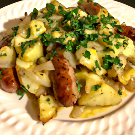 Apple-Potato-“Sausage” Sauté