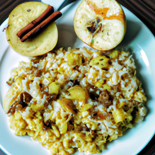 Curry z ryżem i jabłkami