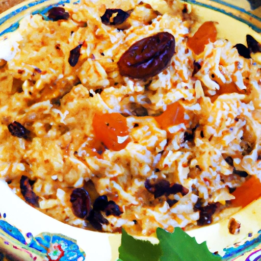 Makowy i orzechowy sos ryżowy