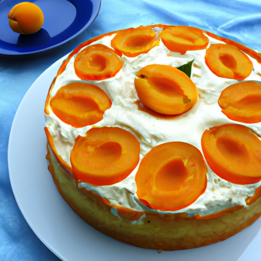 Apricot Cheese Swirl Cake