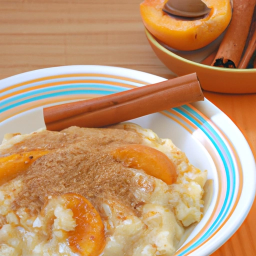 Apricot Rice Pudding