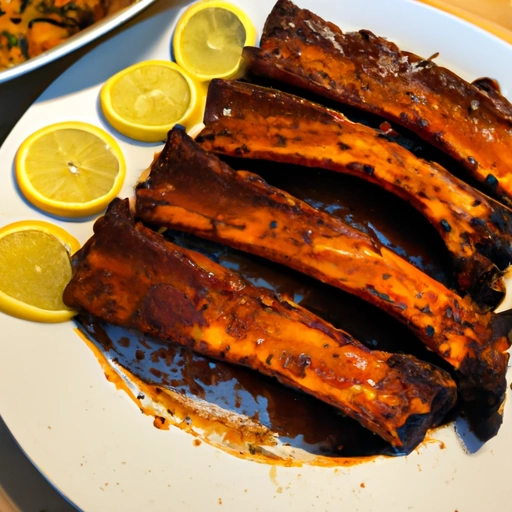 Apricot-sauced Ribs