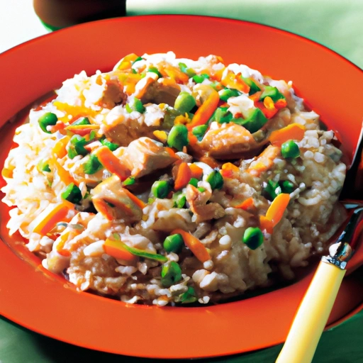 Azjatycka ryż z sezamem
