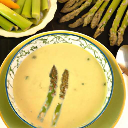Asparagus Tarragon 'Cream' Soup