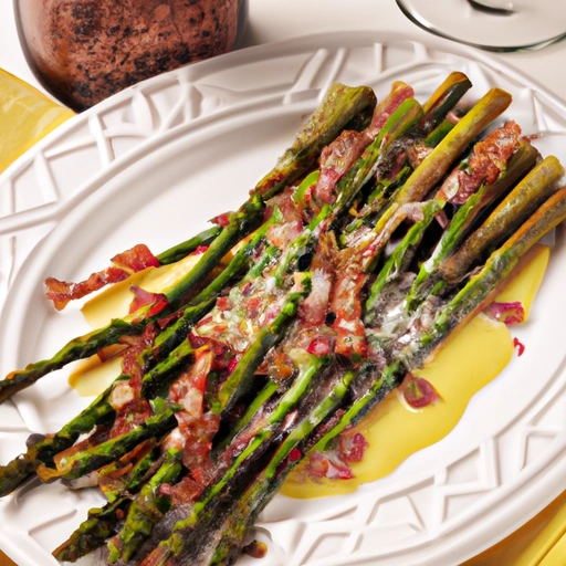 Asparagus with Hot Bacon Dressing