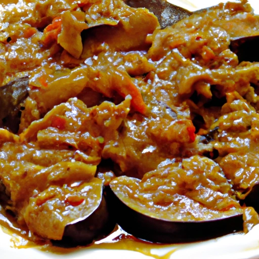Aubergines in Creole Sauce