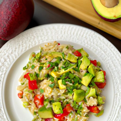 Avocado and Wehani Rice Salad