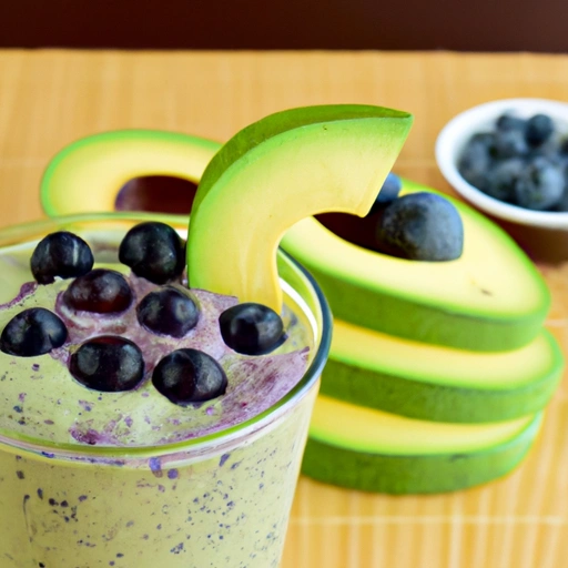 Avocado Blueberry Smoothie