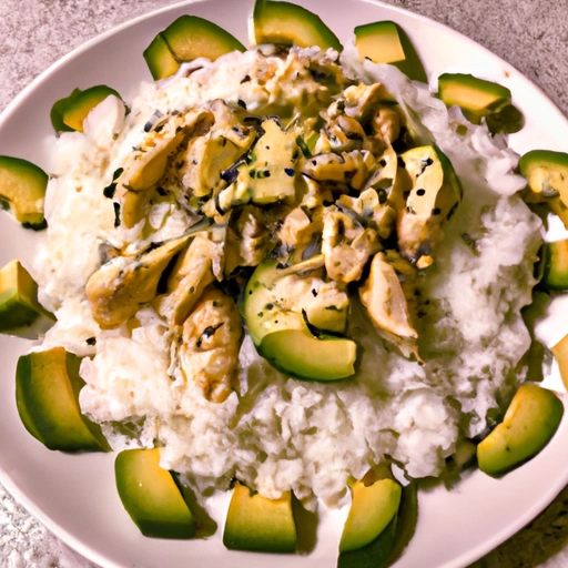 Avocado-Chicken and Rice