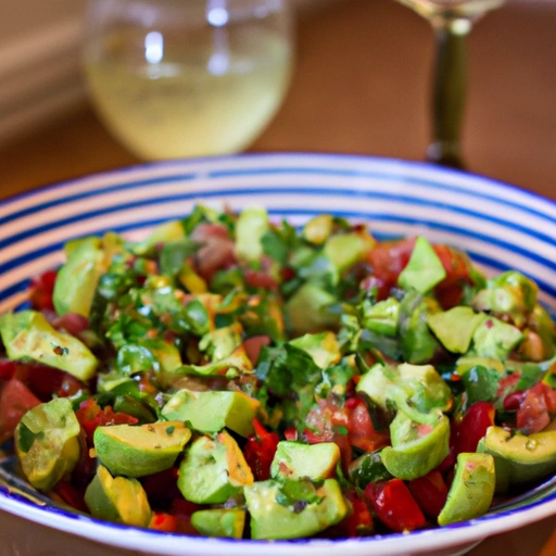 Avocado-Cucumber Salad by Marissa