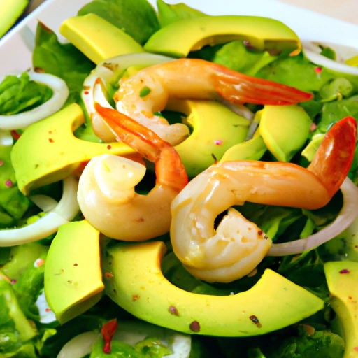 Avocado Prawn Salad