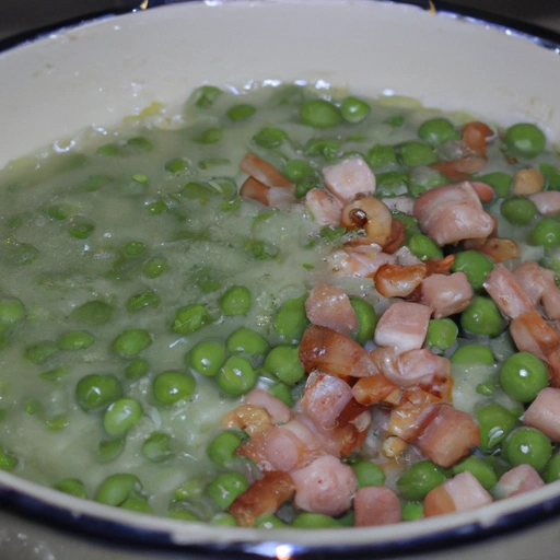Bacon and Green Peas Porridge