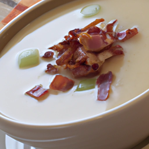 Bacon and Leek Potato Bisque