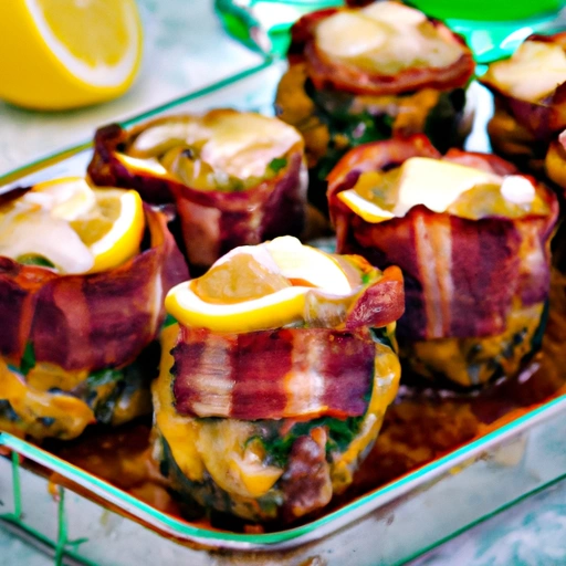 Bacon-wrapped Mini Meat Loaves