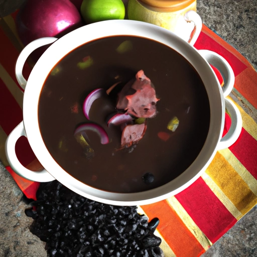 Bajan Black Bean Soup