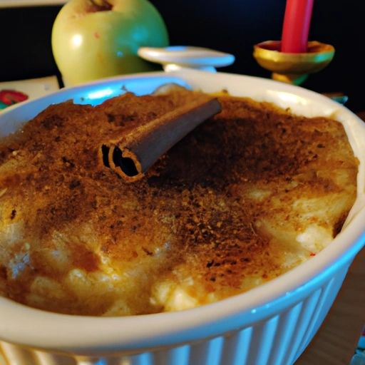 Baked Apple Rice Pudding