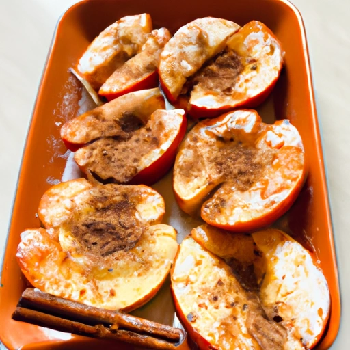 Baked Apple Wedges