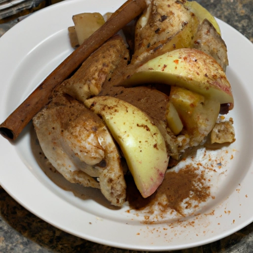 Baked Chicken and Apples