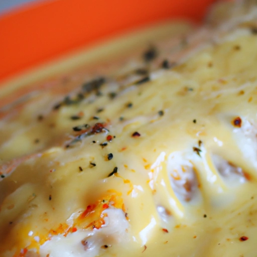 Baked Fish Fillets with Cheese Sauce