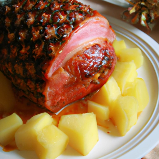 Baked Ham in Champagne