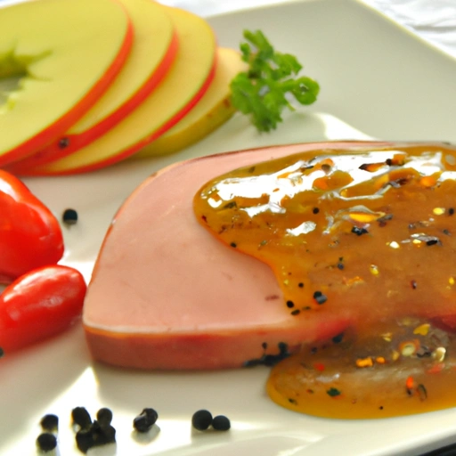 Baked Ham with Mojo Sauce