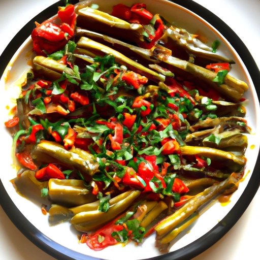 Baked Okra Turkish-style