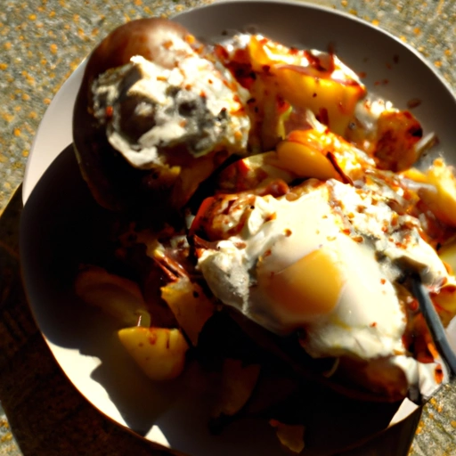 Baked Potatoes with Cheese