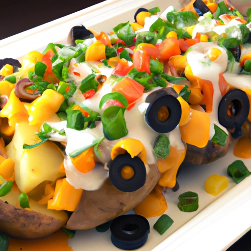Baked Potatoes with Vegetables