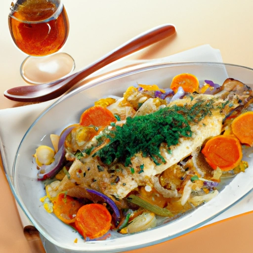 Baked Snapper with Fennel and Carrots