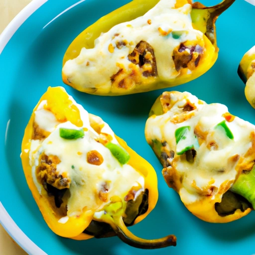 Baked Stuffed Jalapeno Peppers