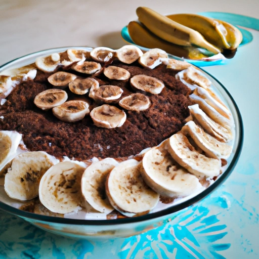 Banana and Chocolate Pudding