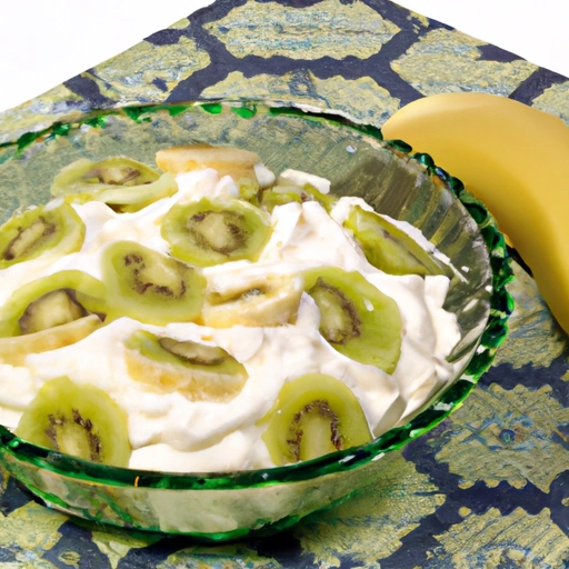 Pudding Bananowo-kiwi