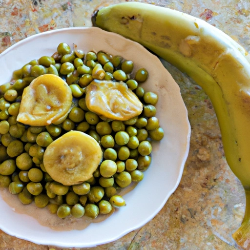 Bananas with Green Split Peas