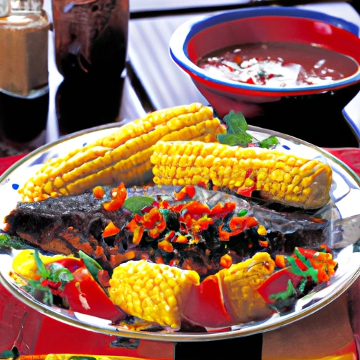 Barbequed Catfish with Summer Grilled Corn Relish