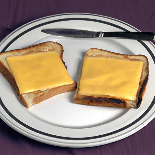 Podstawowy grillowany sandwich z serem