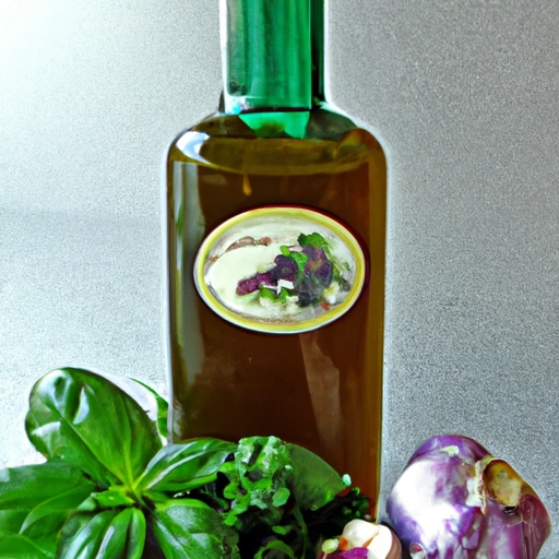 Basil Garlic Vinegar